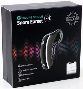 S♪中古品♪いびき防止デバイス 『Snore Earset E4 / Model：YA1323』 SNORE CIRCLE/スノアサークル 睡眠を妨げない優しい振動刺激