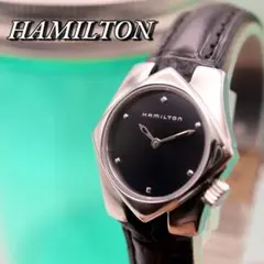 美品 HAMILTON スターダム シルバー クォーツ レディース腕時計 802