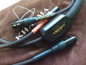 Kharma Reference KIC-GR-1B(xlr connectors) ☆極上のハイエンドXLRケーブル 1.5Ｍペア 未使用新品