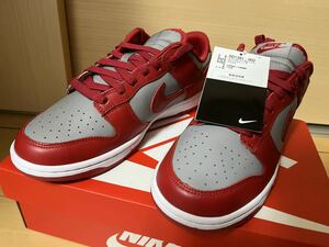 26cm 国内正規品 NIKE DUNK LOW RETRO NEVADA UNLA NCAA ナイキ ダンク ロー レトロ ネバダ RED GRAY レッド 赤 灰