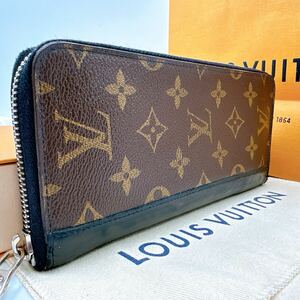 3446【美品】LOUIS VUITTON ルイヴィトン モノグラム マカサー ジッピーウォレット ヴェルティカル ウォレット M60109/CA0185