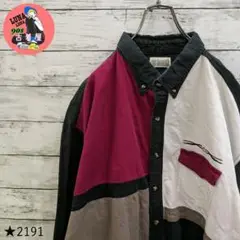 【2191】90S 厳選 古着 ビンテージ B.D.シャツ