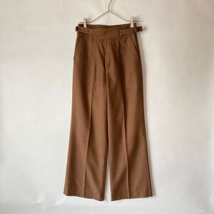 【美品】20AW HYKE 日本製 ハイク グルカパンツ ウール × ポリエステル ミリタリー トラウザーズ ブラウン系 size 1 sk