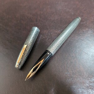 SHEAFFER シェーファー 万年筆 インペリアル スターリングシルバー 14K ペン先 筆記未確認　管U1