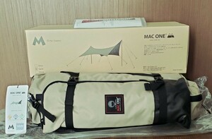 【新品】【廃盤】レア MAC ONE マックワン　タープ M サンド ヘキサ タープ 難燃 マックアウトドア MACONE