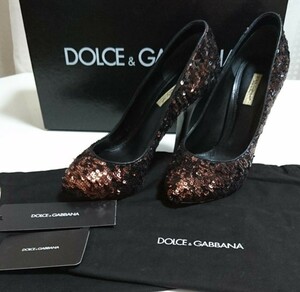 DOLCE&GABBANA 美品ドルガバ ハイヒール ドルチェ&ガッバーナ パンプス 