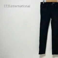 【I.T.S.international】スキニーパンツ デニム ブラック