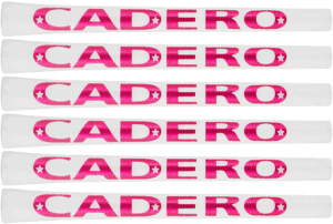 ★送料込価格★Cadero Grip 2x2 Pentagon UT Solo Ribbed White / Pink x 6pcs★カデロ　グリップ★6本セット★