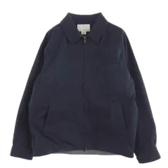 nanamica ナナミカ SUAS400 WINDSTOPPER Chino Crew Jacke ウィンドストッパー チノ ジャケット ネイビー系 S【極上美品】【中古】