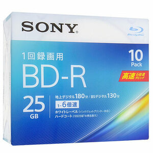 SONY ブルーレイディスク 10BNR1VJPS6 BD-R 6倍速 10枚組 [管理:1000023987]