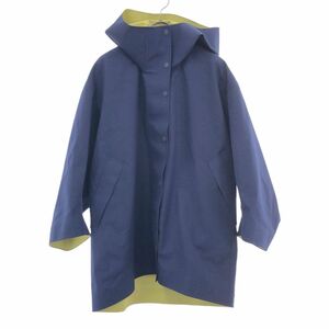 ユニクロ マルニコラボ ブロックテックハーフ コート XS ネイビー UNIQLO +J MARNI レディース