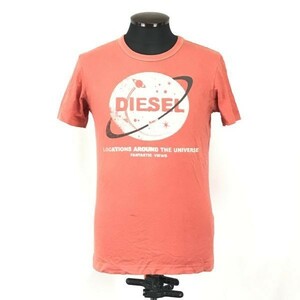 ディーゼル★半袖Tシャツ【メンズS/赤系/レッド】DIESEL◆BG769