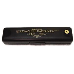 23穴複音ハーモニカ 川口章吾モデル SUK-23　KWAGUCHI HARMONICA/SUZUKI　中古現状品