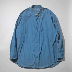 97ss COMME des GARCONS HOMME PVCカラーコットンシャツ 塩化ビニール 田中オム コムデギャルソンオム AD1996 アーカイブ