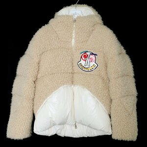 未使用 MONCLER GENIUS 22AW ROUSAY GIUBBOTTO ボア ダウンジャケット サイズ2 ベージュ モンクレールジーニアス