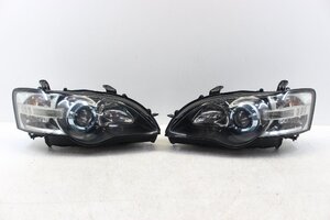 美品　レガシー　レガシィ　BP5　前期　ヘッドライト　ブルー　左右　コイト　100-20791　キセノン　HID　打刻2B　339944-339945