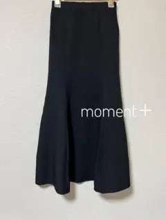 moment＋【タグ付】 ストレッチ ロング フレアスカート M