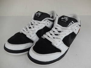 TIGHTBOOTH × NIKE SB　 Dunk Low Pro QS　FD2629-100　27.5ｃｍ　ブラックアンドホワイト　タイトブース×ナイキ　ダンクロー