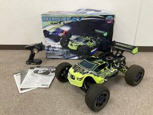 99B◆通電OK◇KYOSHO 京商 1/8 INFERNO NEO ST RACE SPEC readyset KE25 グリーン Syncro KT-201 2.4GHz プロポ 取説 箱付①◆