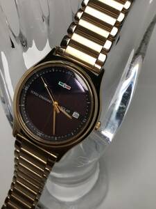 【SORDI ERMANNO SOLAR】ソーラー電池腕時計　中古品　稼働品　2-12 sh
