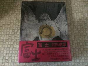 富士　昭和46年　初版　武田泰淳　中央公論　ビニールカバー・帯