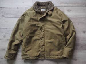 WAIPER.inc. U.S.NAVY N-1 デッキジャケット 46 TAN ワイパー