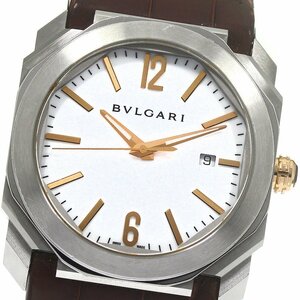 ブルガリ BVLGARI BG041S オクト デイト 自動巻き メンズ 内箱・保証書付き_785542