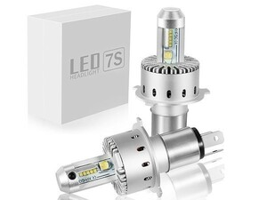 トラック、ダンプ　24V12V対応◆ワンタッチ取付PHILIPS 16000LM H4 Hi/Lo LEDヘッドライト車検対応6500K