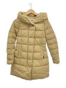 Woolrich◆PUFFY PRESCOTT パフィープレスコット ロングダウンジャケット XS/ポリエステル/BEG