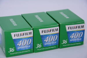 【送料無料】富士フイルム フジカラー FUJIFILM400 ISO感度400 36枚撮 3本セット