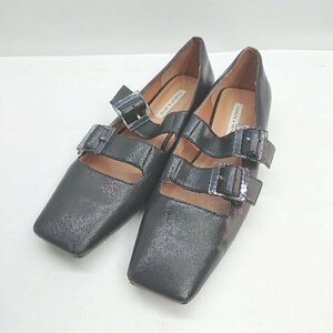 ◇ CHARLES & KEITH　チャールズ＆キース フラットシューズ サイズ38 ブラック レディース E