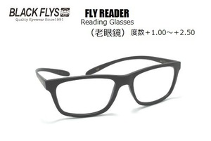 ★ブラックフライ（BLACKFLYS）サングラス 【FLY READER】老眼鏡 BF-4000-US01(度数＋1.00）