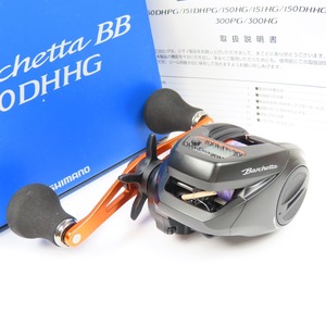 95342★1円スタート SHIMANO シマノ 新品同様美品 展示品 Barchetta BB 150DHHG バルケッタ カウンター付 ベイト リール フィッシング 釣具