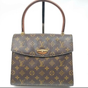 ★美品★ LOUIS VUITTON ルイヴィトン マルゼルブ モノグラム ハンドバッグ ターンロック フラップ トップハンドル