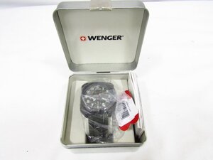 美品 WENGER 7701X ウェンガ― クォーツ クロノグラフ エアログラフ コックピット スイス メンズ腕時計 箱説付き 中古品◆1411