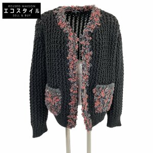 美品/ CHANEL シャネル 22A P72932K10474 カシミヤ100% グリポアボタン ニット カーディガン/ジャケット 34/36 レディース