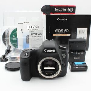 ショット数205 【極美品】 Canon キヤノン EOS 6D ボディ 元箱 付属品 付き デジタル 一眼レフ カメラ CANON キャノン 48010