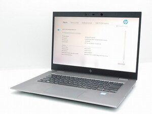 【1円スタート】hp Zbook Studio G5 4WQ16PA#ABJ Core i7 8750H 2.2Ghz 32GB 15.6インチ OSなし BIOSのみ