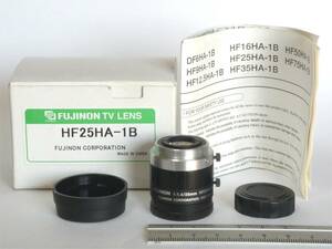 ★ Fujinon/フジノン　HF25HA-1B　1.5メガピクセル レンズ　25mm F1.4　2/3"　Cマウント　FA産業用　TV LENS