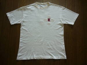 Karl Helmut　カールヘルム　半袖　Tシャツ　ロゴ　ワッペン　ホワイト