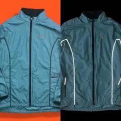 90s NIKE ナイキ 白タグ パッカブルリフレクターナイロンジャケット ギア