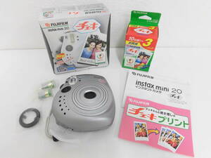 カメラ祭 FUJIFILM 富士フィルム インスタックス ミニ20 チェキ instax mini 20 cheki インスタントカメラ 動作未確認