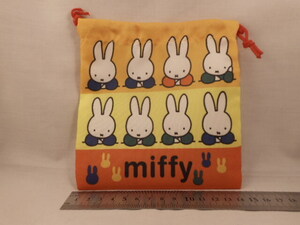 【即決、送料140円】ミッフィー 巾着【71770】可愛い miffy 小物 巾着袋