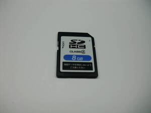  ジャンク扱い　地図データ? 2010年春版?　8GB　SDHCカード　SDカード　ナビ