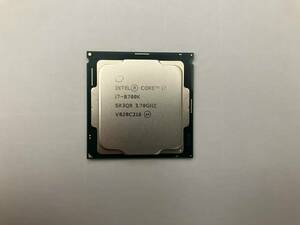 ☆1円スタート! 送料無料! INTEL CORE i7-8700K SR3QR 3.7GHZ☆