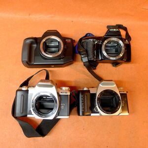 h★082 ジャンク 一眼レフカメラまとめて4点①MINOLTA α3xi②PENTAX MZ-50③PENTAX MZ-50④CANON EOS 620/60