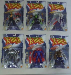 VINTAGE 90s MARVEL Xメン X-MEN 2099 フィギュア・人形 6体セット 未開封品 マーベル TOY-BIZ ビンテージ 