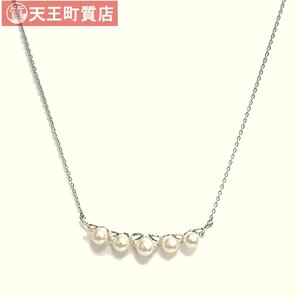 質屋出品【MIKIMOTO】ミキモト シルバー パール ネックレス 真珠 中古