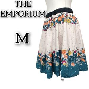 THE EMPORIUM 【M】 スカート 花柄 レトロ オシャレ エレガンス