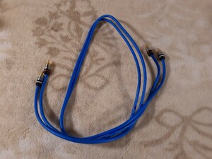 audio-technica オーディオテクニカ GS-6 CANARE CABLE 505 RCAハーネス 2本セット 日本製 約124cm 送料450円～